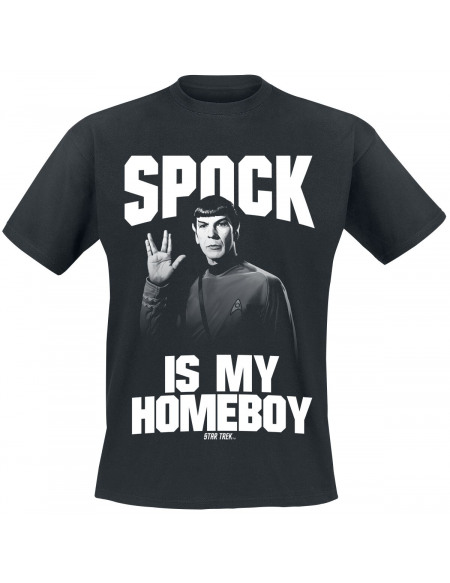 Star Trek Spock Is My Homeboy T-shirt noir