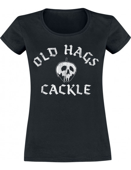 Blanche-Neige Et les Sept Nains Old Hags Crackle T-shirt Femme noir