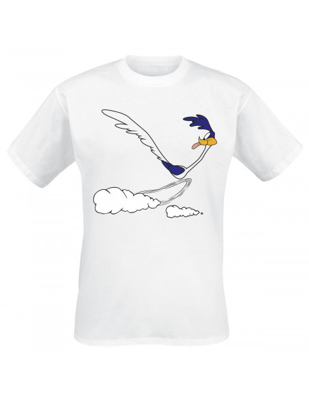 Looney Tunes Road Runner T-shirt blanc