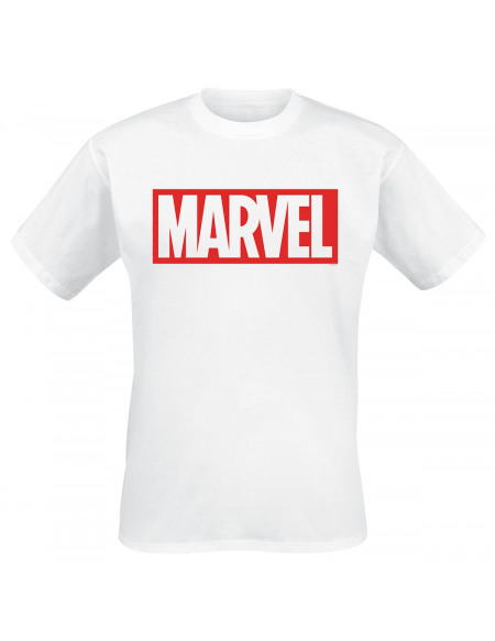 Marvel Logo T-shirt blanc