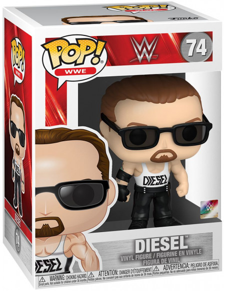 WWE Diesel (Éd. Chase Possible) - Funko Pop! n°74 Figurine de collection Standard
