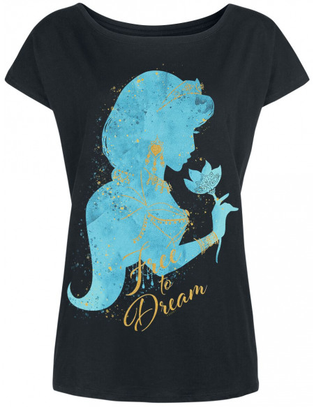 Aladdin Jasmin - Free To Dream T-shirt Femme noir