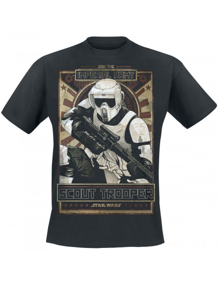 Star Wars Épisode 6 - Le Retour Des Jedi - Imperial Army T-shirt noir