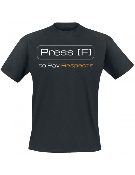 Pay Respects T-shirt noir
