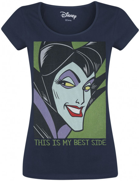 Disney Villains Maléfique - This is my best side T-shirt Femme marine