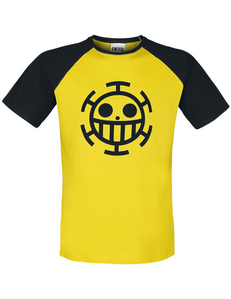 One Piece Trafalgar Law T-shirt jaune/noir