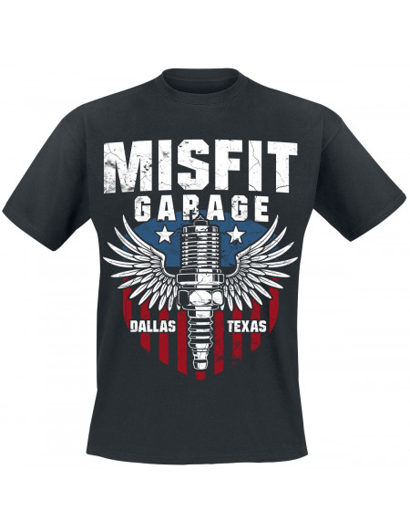Misfits Garage American Piston T-shirt noir