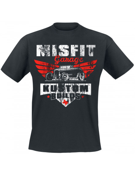 Misfits Garage Kustom Builds T-shirt noir