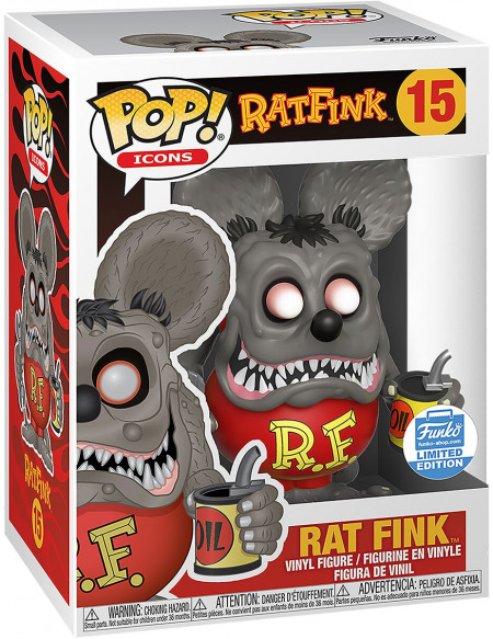 Funko Ad Icons - Rat Fink (Funko Shop Europe) - Funko Pop! n°15 Figurine de collection Standard