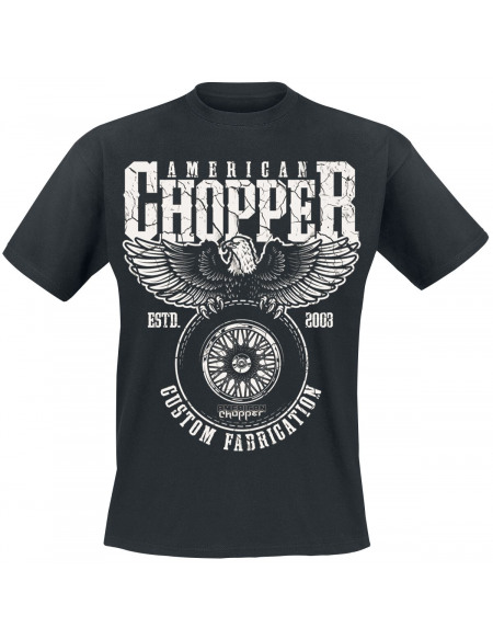 American Chopper Custom Fabrication T-shirt noir