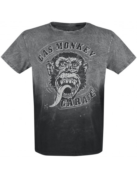 Gas Monkey Garage Logo Rétro T-shirt gris