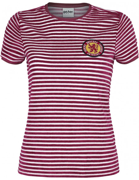 Harry Potter Gryffondor T-shirt Femme rouge/blanc