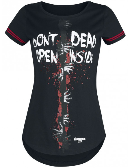 The Walking Dead Dont Open, Dead Inside T-shirt Femme noir