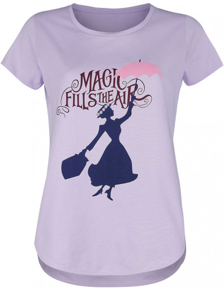 Mary Poppins Magic Fills The Air T-shirt Femme lilas