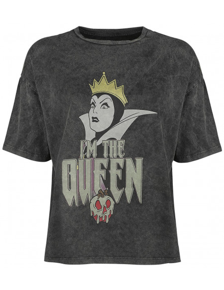 Blanche-Neige Et les Sept Nains Méchante Reine - Pomme Empoisonnée T-shirt Femme noir