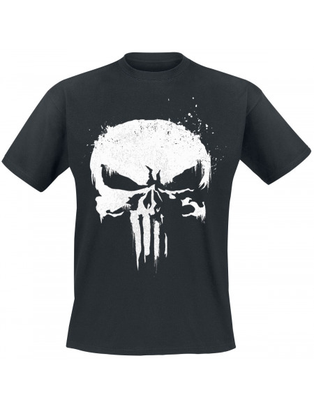 The Punisher Crâne - Logo T-shirt noir