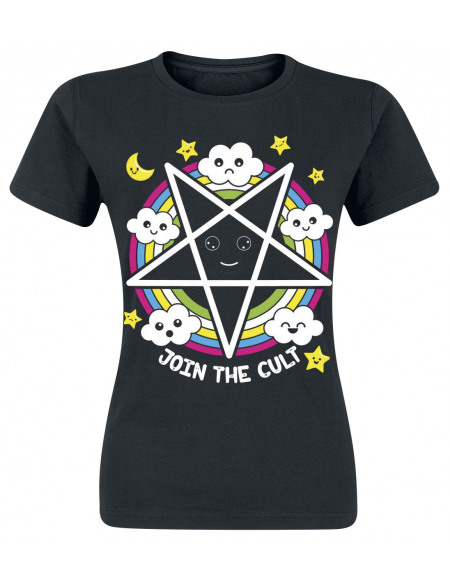 Cupcake Cult Join The Cult T-shirt Femme noir