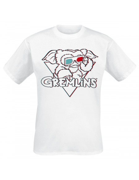 Gremlins Gizmo 3D T-shirt blanc
