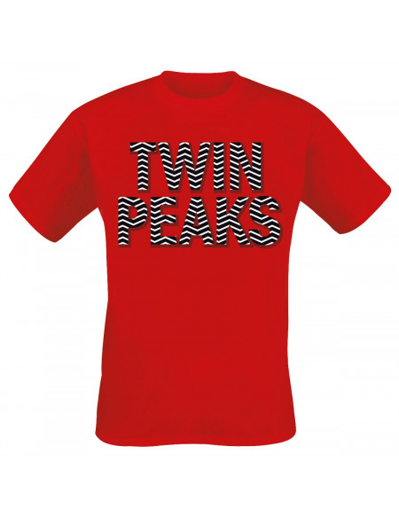 Twin Peaks Logo T-shirt rouge