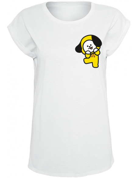 BT21 Chimmy T-shirt Femme blanc