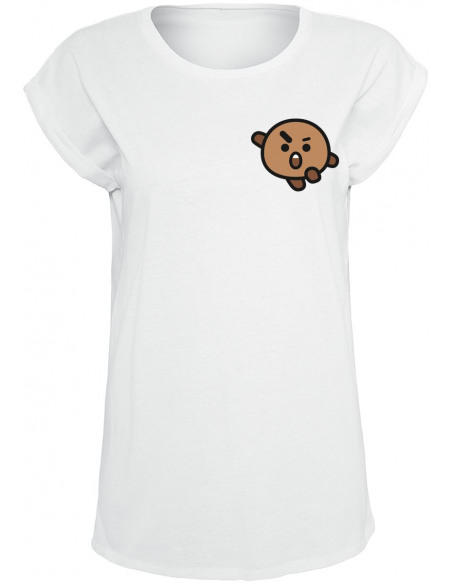 BT21 Shooky T-shirt Femme blanc