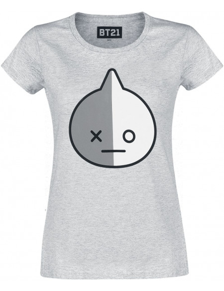 BT21 Van T-shirt Femme gris chiné