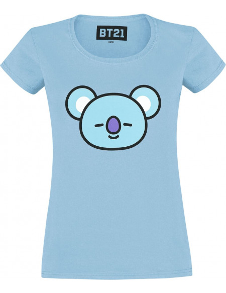 BT21 Koya T-shirt Femme bleu