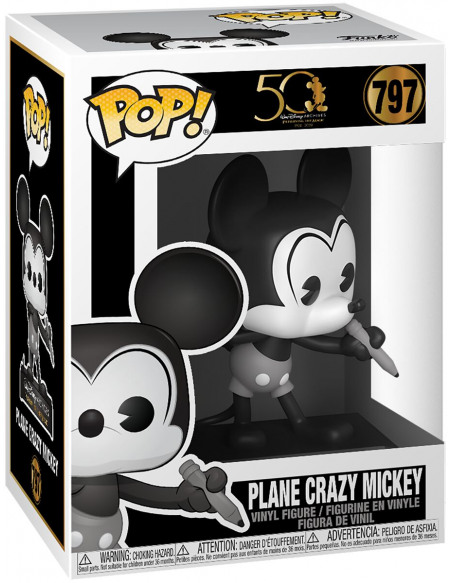 Mickey & Minnie Mouse Mickey Plane Crazy - Funko Pop! n°797 Figurine de collection Standard