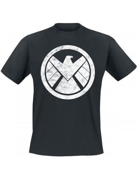 Marvel : Les Agents Du S.H.I.E.L.D. Logo S.H.I.E.L.D T-shirt noir