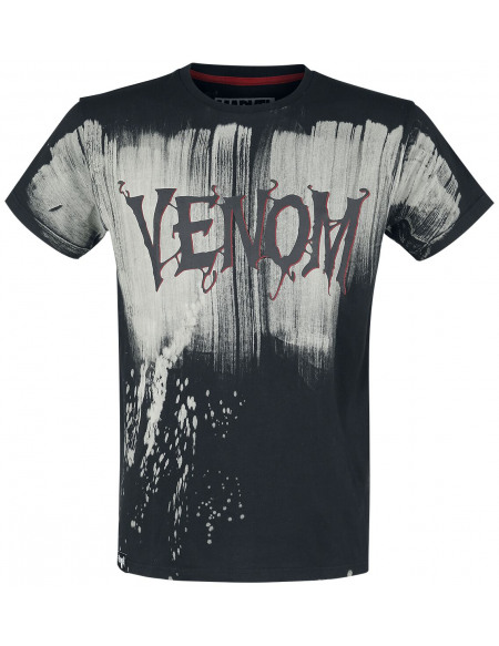 Venom (Marvel) Spider T-shirt noir
