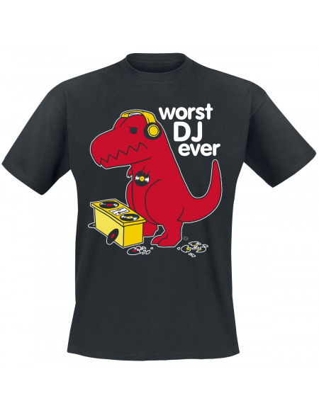 Goodie Two Sleeves Worst DJ Ever T-shirt noir