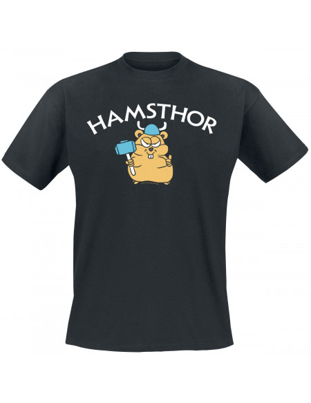 Hamsthor T-shirt noir
