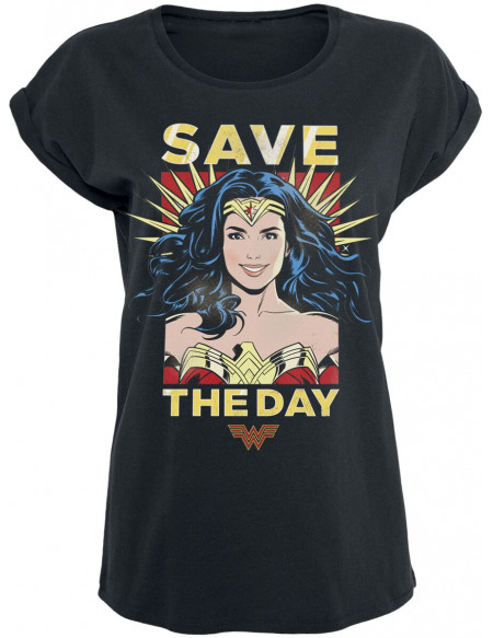 Wonder Woman Wonder Woman 1984 - Save The Day! T-shirt Femme noir