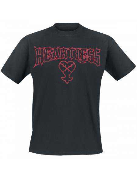 Kingdom Hearts Sans-Cœur T-shirt noir