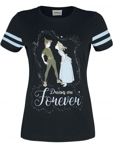 Peter Pan Forever T-shirt Femme noir