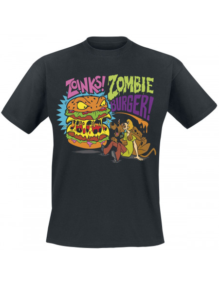 Scoob! Zombie Burger T-shirt noir