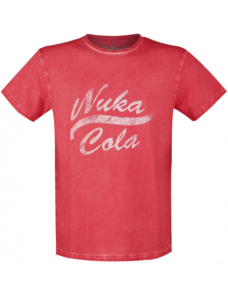 Fallout Nuka Cola Vintage T-shirt rouge