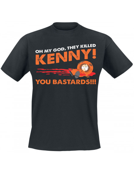 South Park Oh My God, They Killed Kenny! T-shirt noir