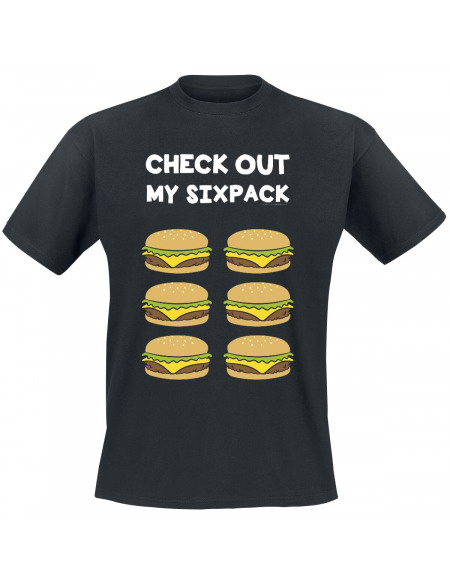 Check Out My Sixpack T-shirt noir