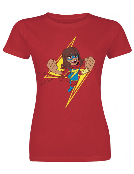 Avengers Ms. Marvel - Cute T-shirt Femme rouge