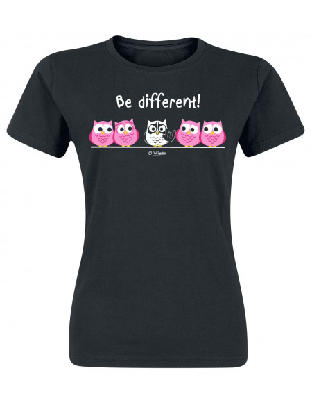 Be Different! Be Different! - Metal T-shirt Femme noir