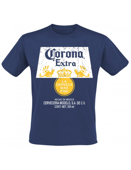Corona Logo Extra T-shirt marine