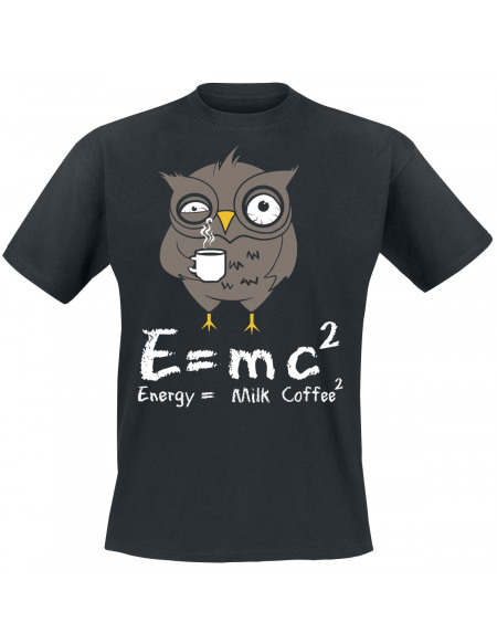 Energy Milk Coffee T-shirt noir