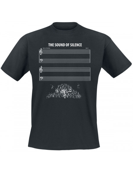 The Sound Of Silence T-shirt noir