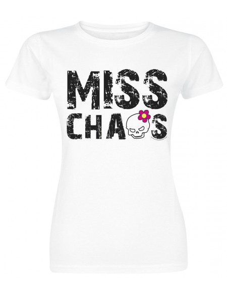 Miss Chaos T-shirt Femme blanc