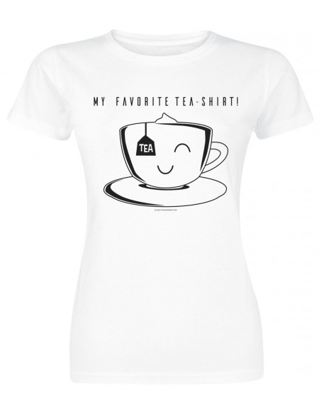 My Favorite Tea-Shirt T-shirt Femme blanc