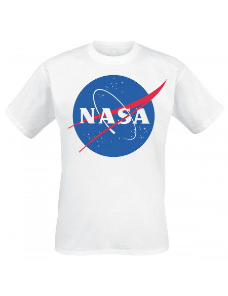 NASA Logo Rond NASA T-shirt blanc