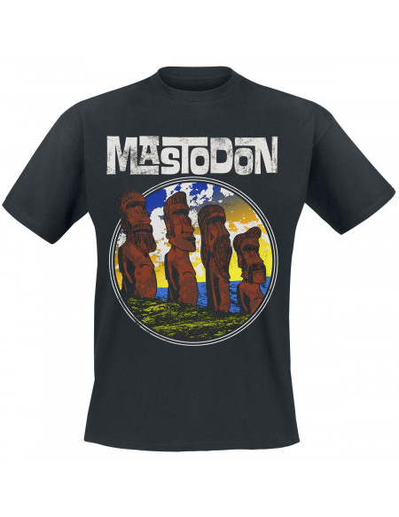 Mastodon Easter Statues T-shirt noir