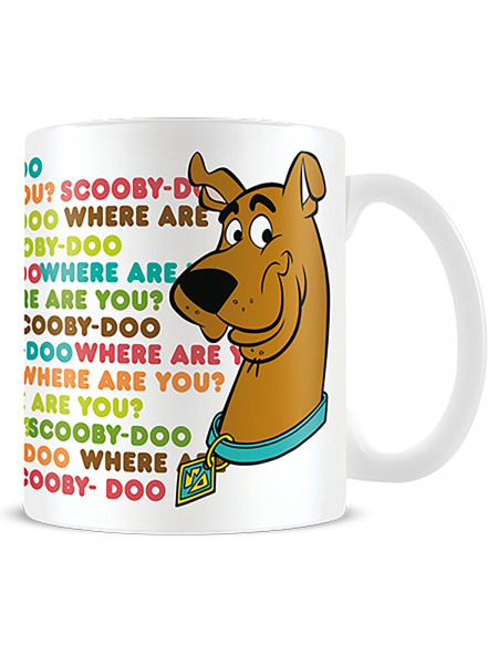 Scooby Doo Where Are You Mug blanc