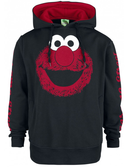 Sesame Street Elmo Sweat à capuche noir